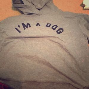 Comfy grey long sleeve hoodie